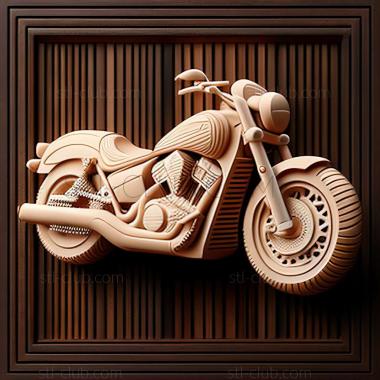 3D мадэль Honda Shadow 400 (STL)